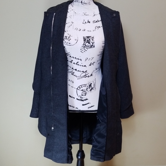 7 for All Mankind New Stunning Wool Coat - Picture 5 of 7
